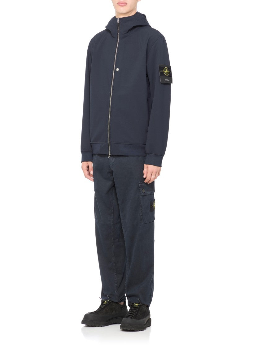 Stone Island Hooded Deep Blue Jacket