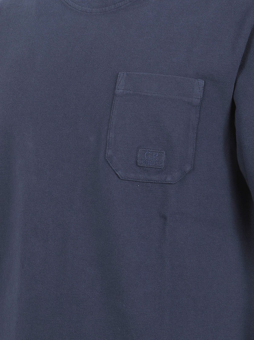 C.P. Company Crew Neck Short-Sleeve T-Shirt With Minimalist Design