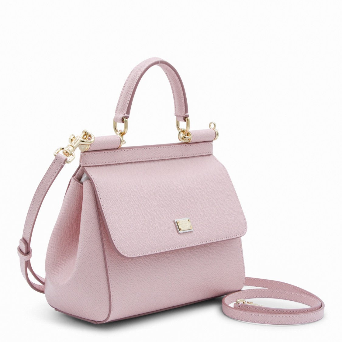 Dolce & Gabbana Trapezoidal Handbag With Detachable Strap