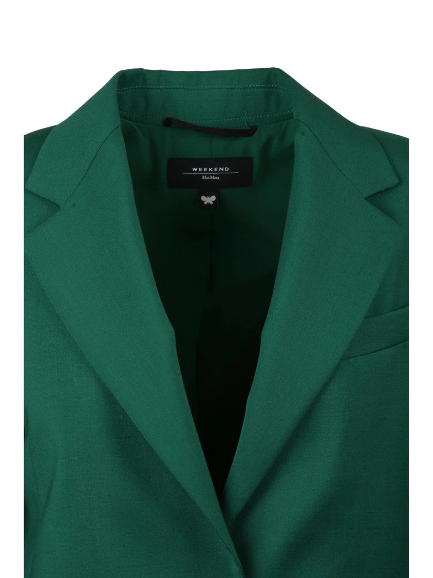 Max Mara Lamine Jacket Virgin Wool - Green