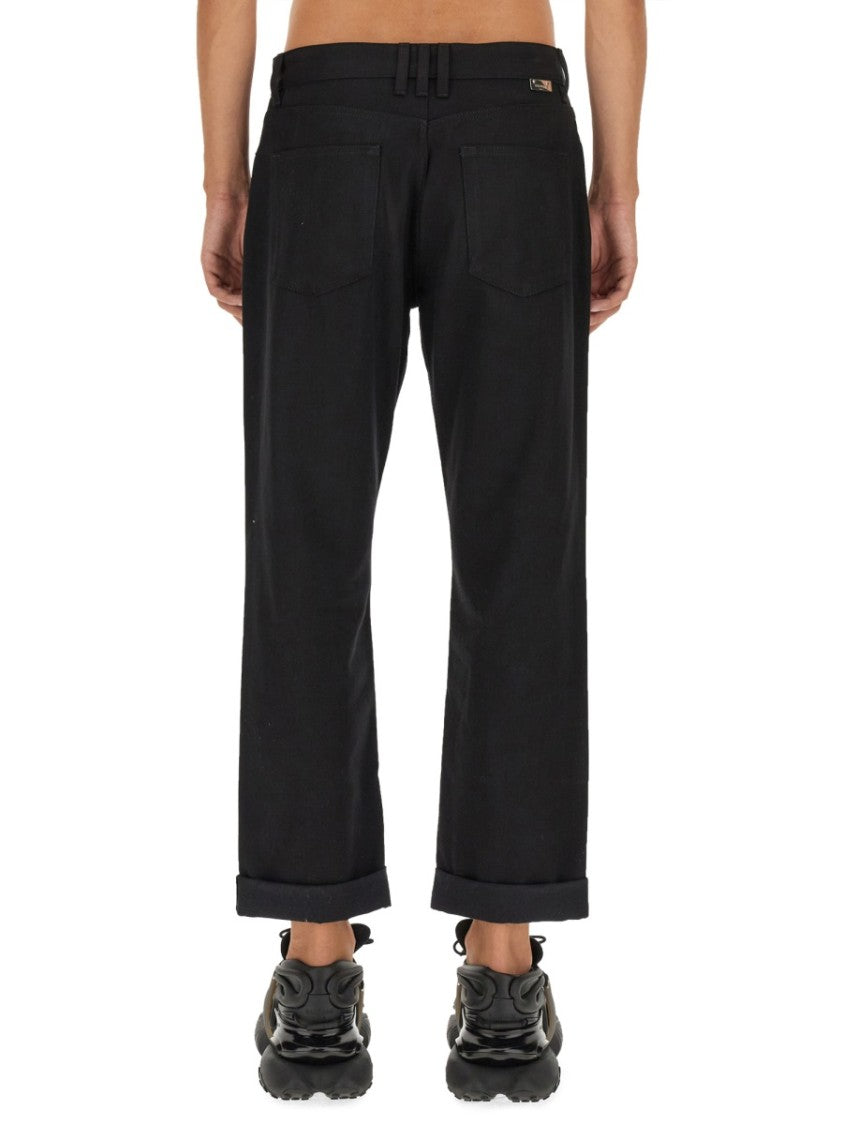 Balmain Regular Fit Black Denim Jeans