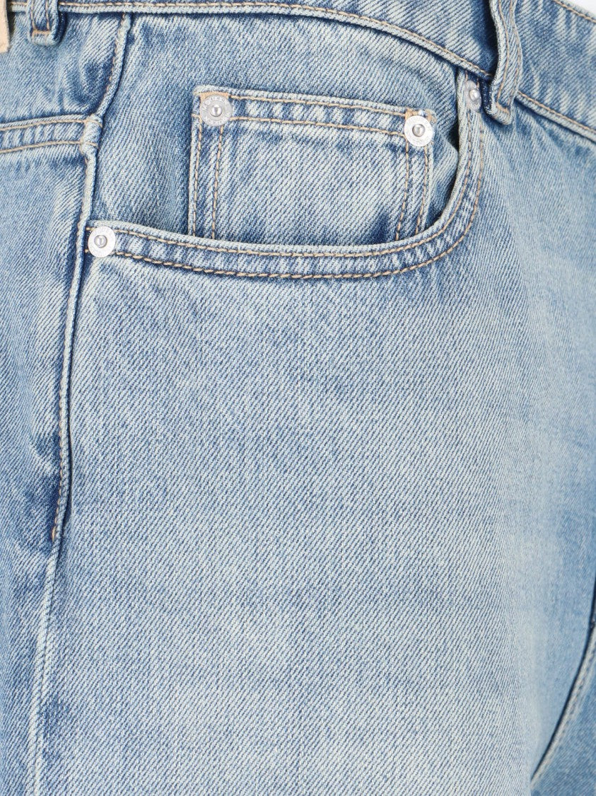 Alexander Mcqueen Wide-Leg Jeans – Light Blue