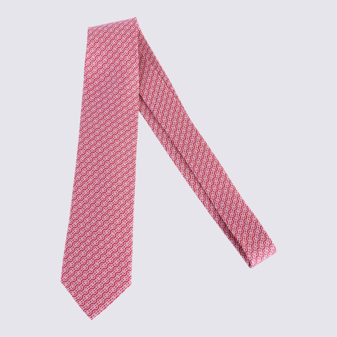 Ferragamo Red Silk Tie