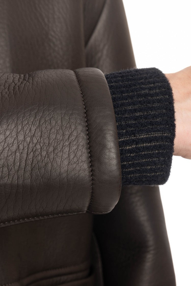 Salvatore Santoro Nappa Leather Work Jacket