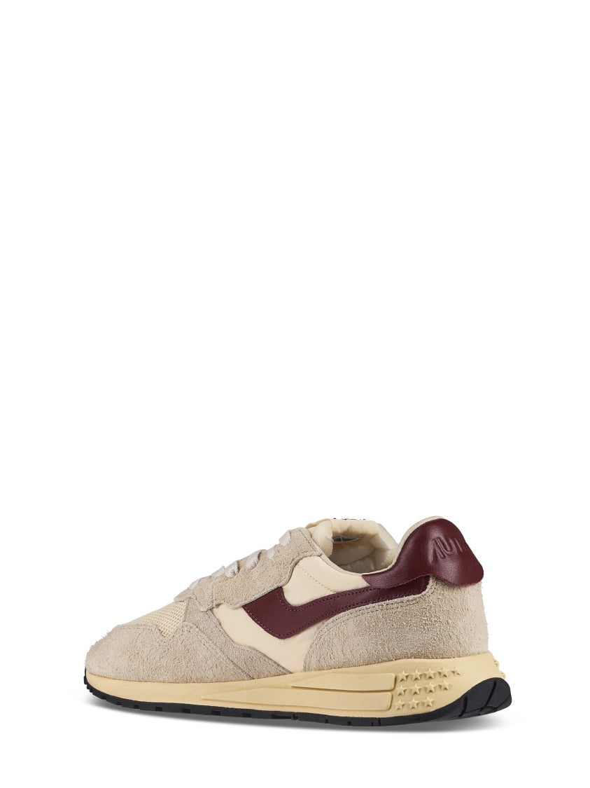 Autry Low-Top Sneakers With Suede And Mesh Textures