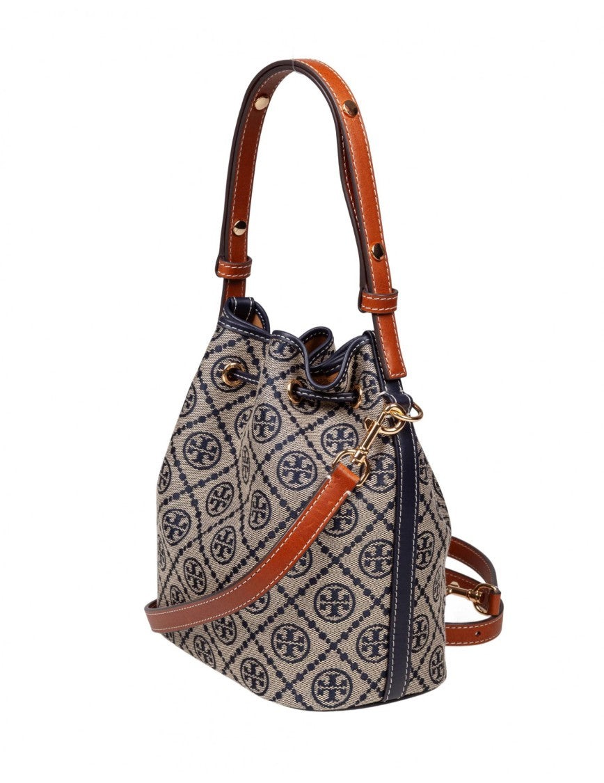 Tory Burch Monogram Case Bucket Bag