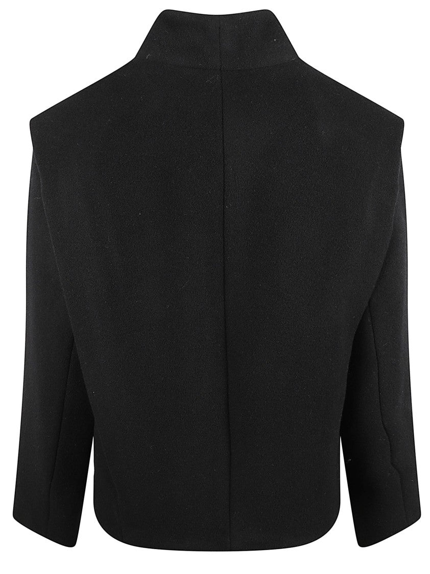 Isabel Marant Cropped Coat With V-Neckline