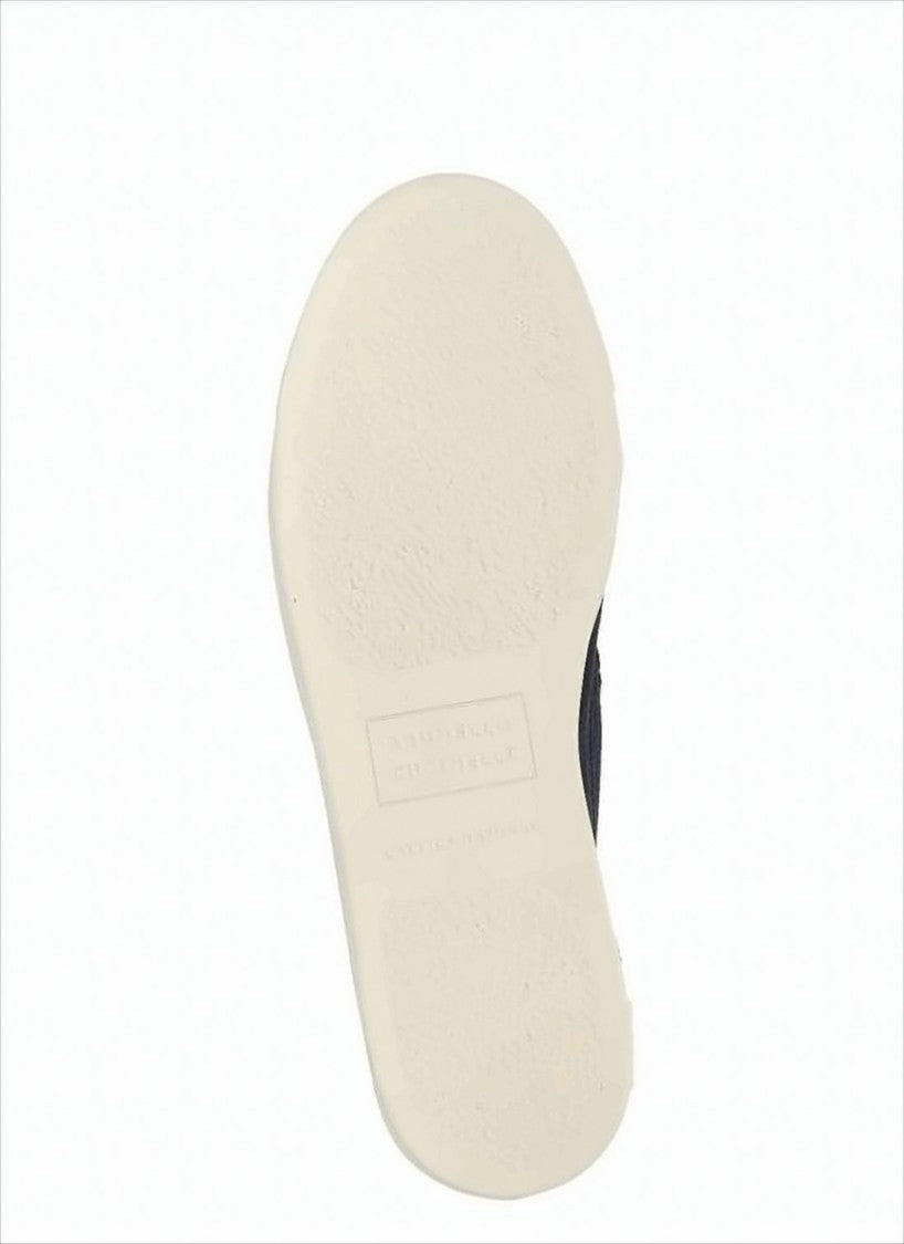 Brunello Cucinelli Suede Loafers With Rounded Toe