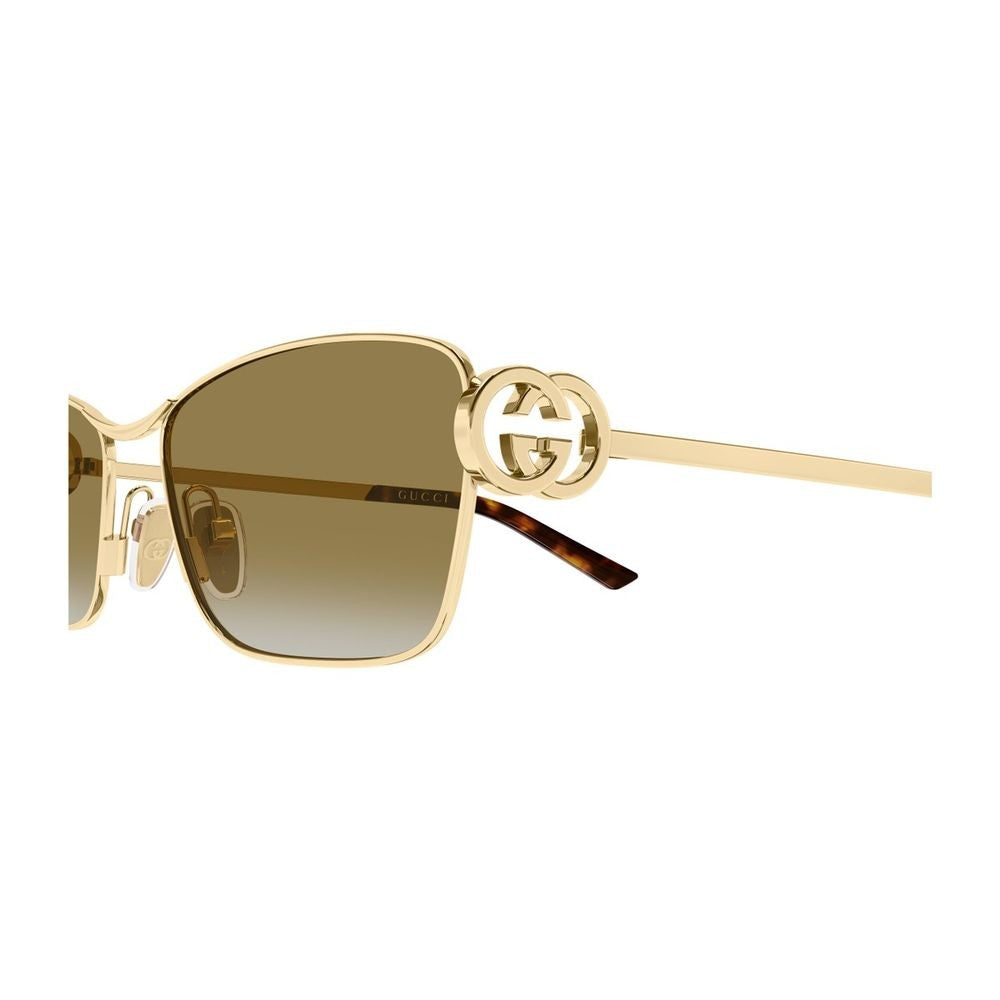 Gucci Gg2045s 003 Gold Brown Sunglasses