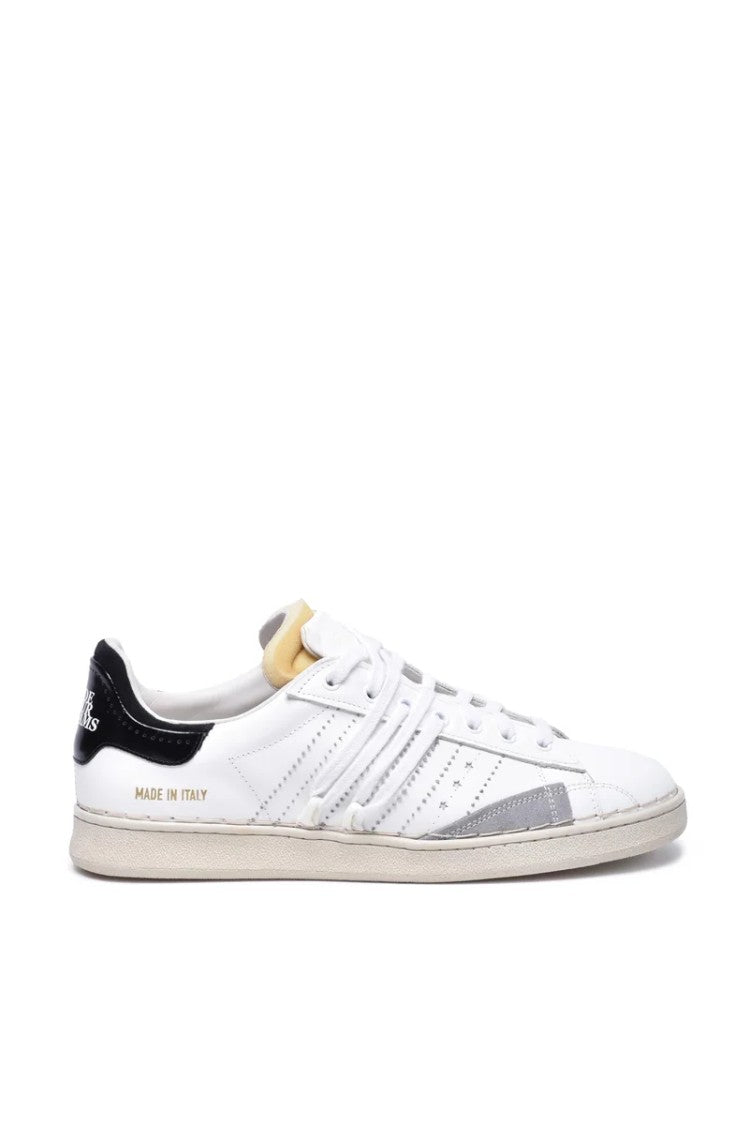 Hidnander Stripeless Ultimate Leather Sneakers - White/Black