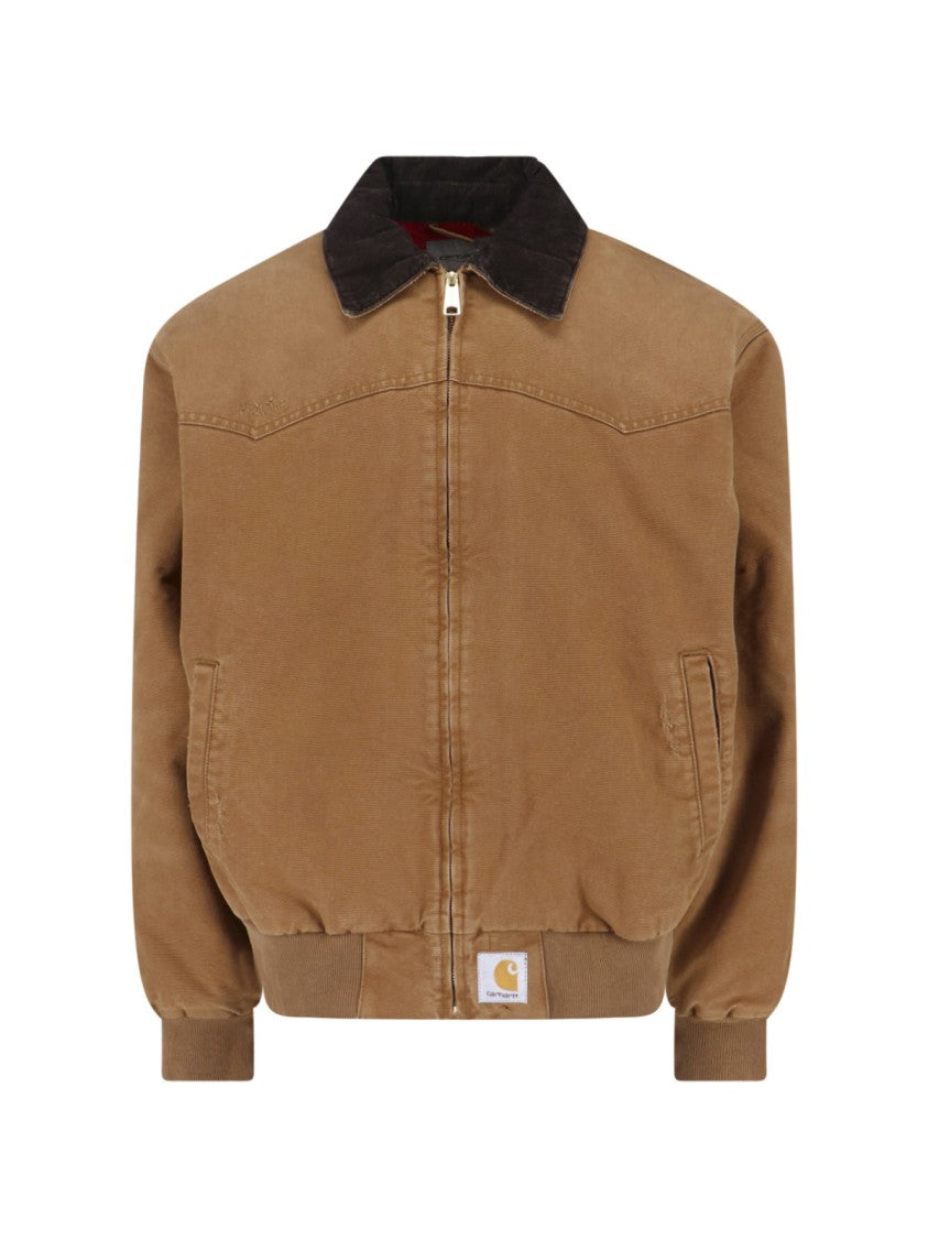 Carhartt Wip Brown Og Santa Fe Organic Jacket