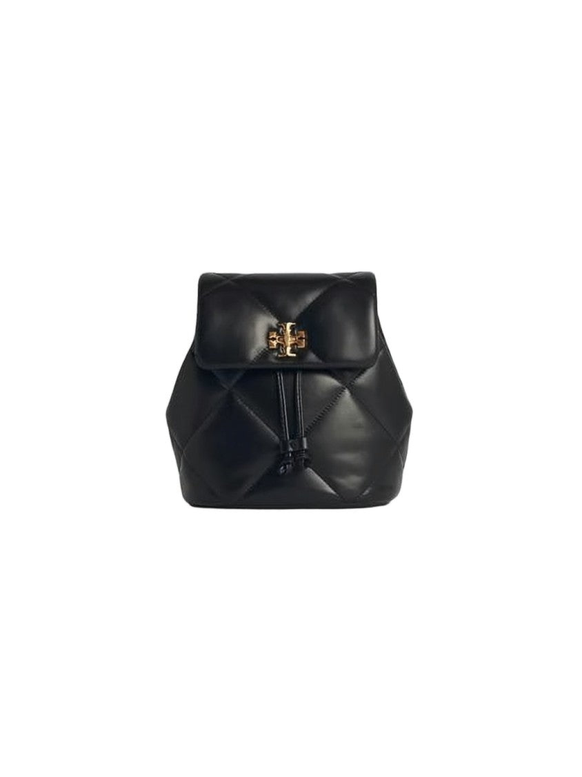 Tory Burch Quilted Black Cowhide Leather Shoulder Bag