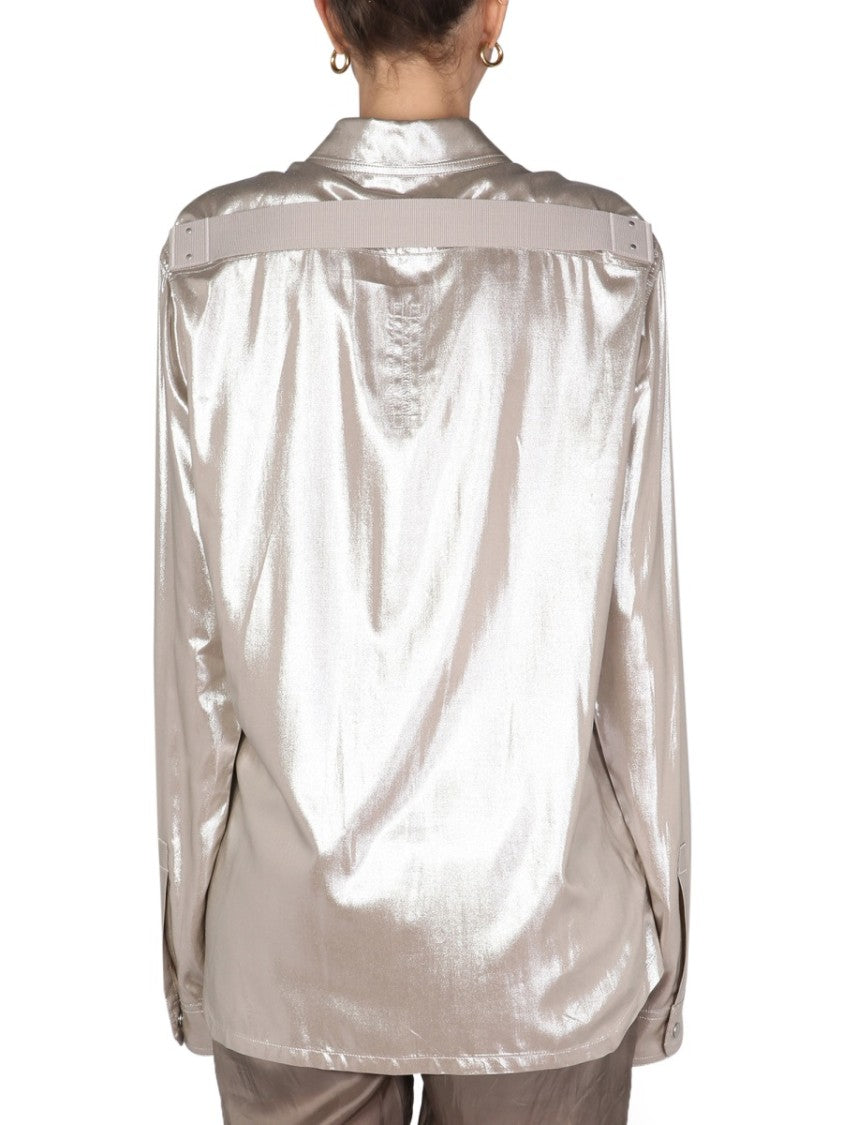 Rick Owens Metallic Effect Shirt