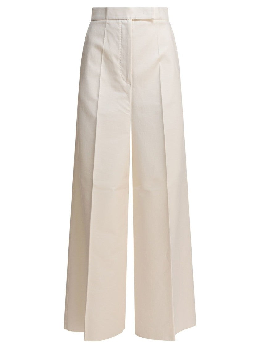 Max Mara Tailored Wide-Leg Trousers With High Waist