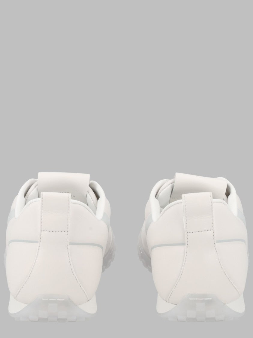 Givenchy White Minimalist Calf Leather Sneakers