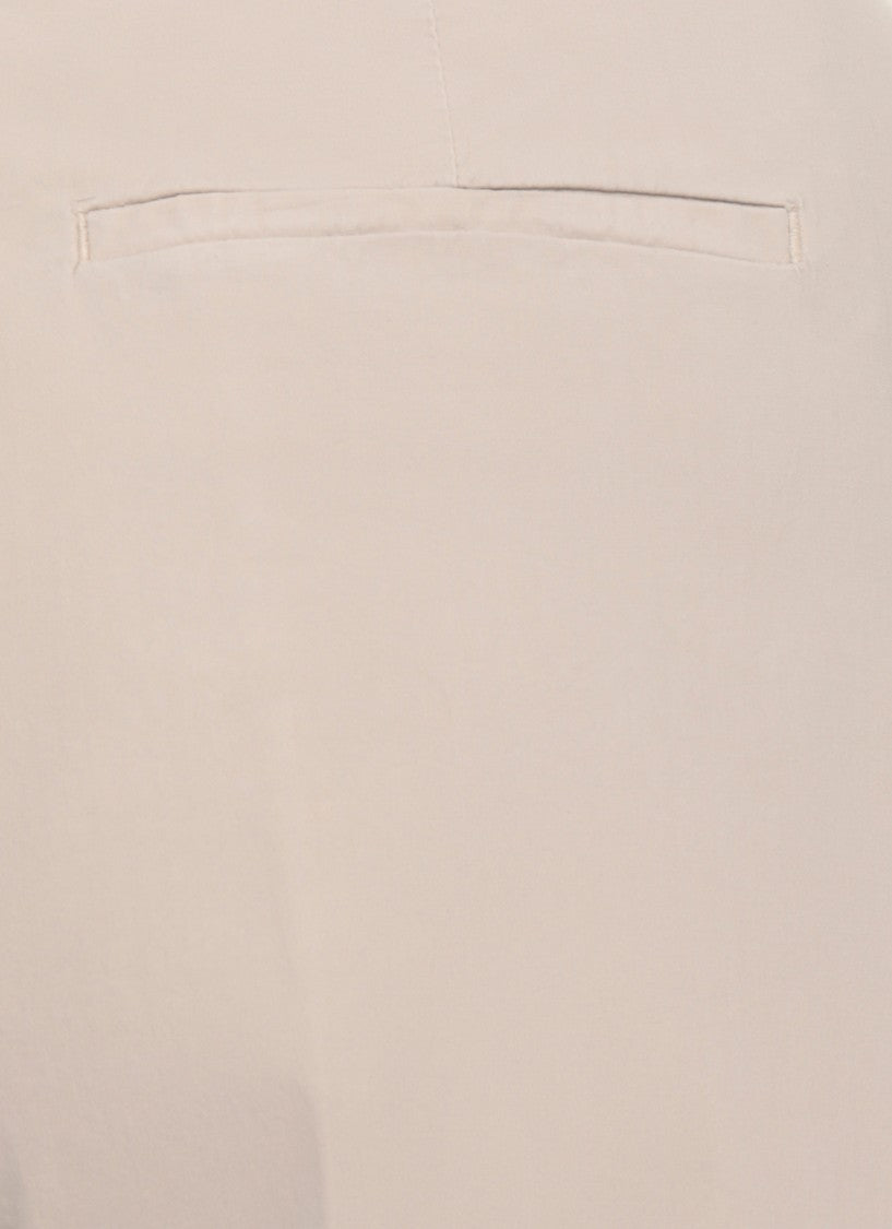 Briglia 1949 Beige Lutetigw Cotton Wide-Leg Pants