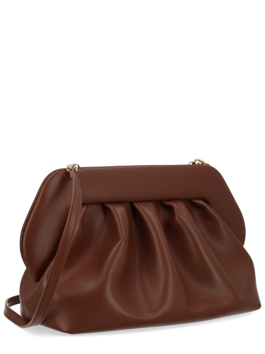 Themoirè Bios Ruched Polyester Glossy Handbag