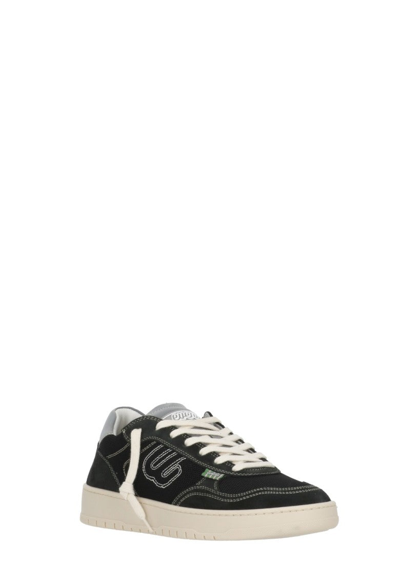 Evenu Equal Black Suede Low-Top Sneakers