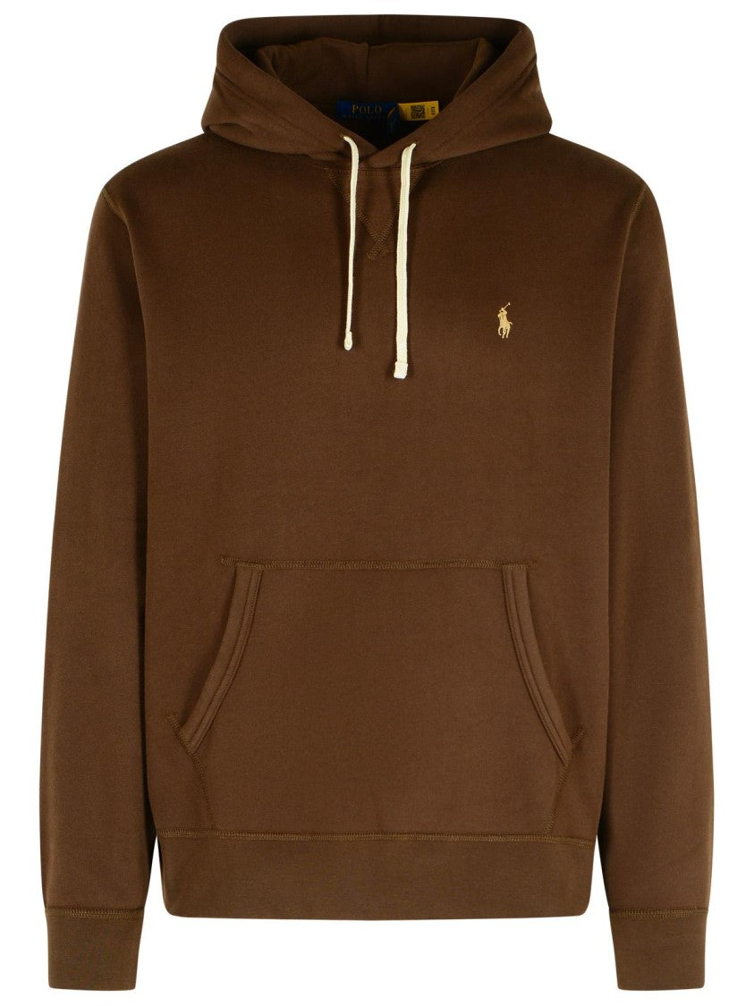 Polo Ralph Lauren Brown Cotton Blend Sweatshirt