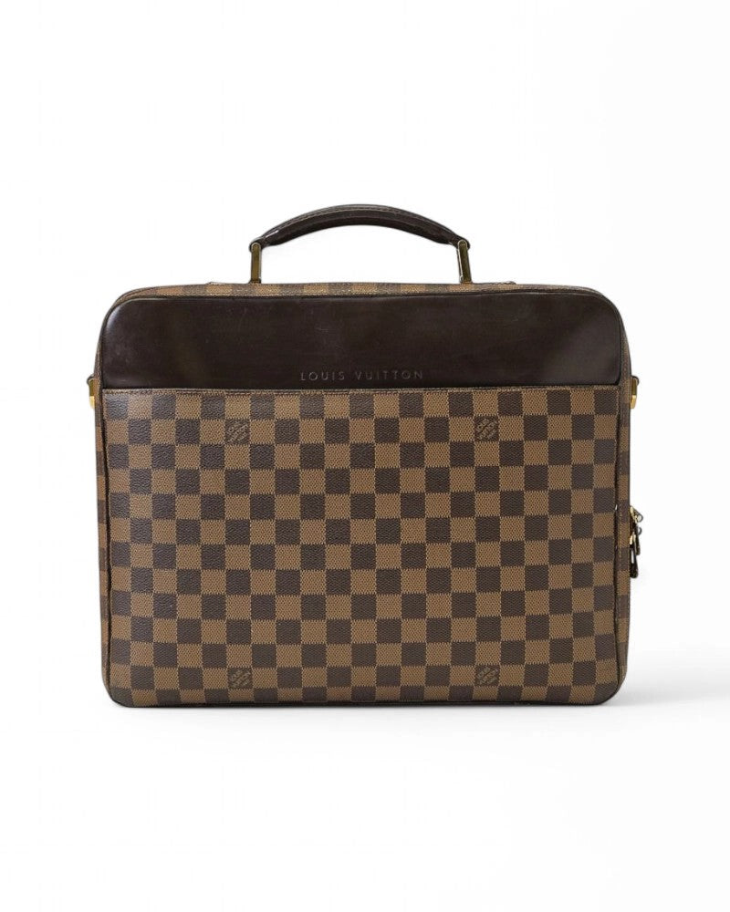 Louis Vuitton Sabana Brown Canvas Damier Ebene