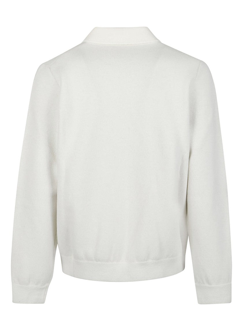 Lardini Minimalist Double Wool-Blend Bomber Jacket