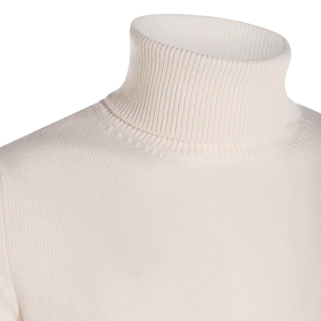 Malo White Cashmere Knitwear