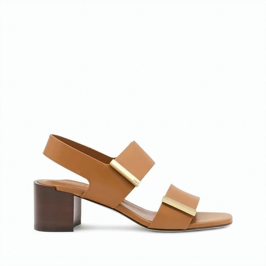 Tod's Brown Block Heel Sandals