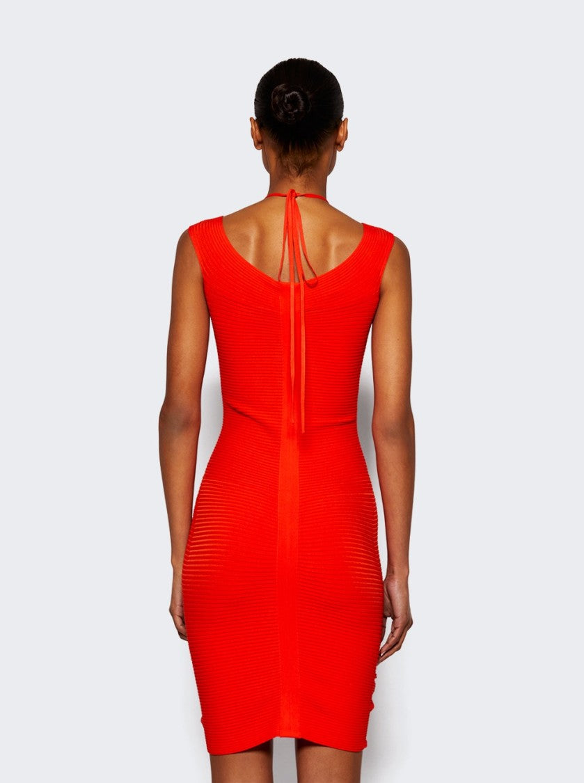 David Koma Off The Shoulder Mini Dress - Orange