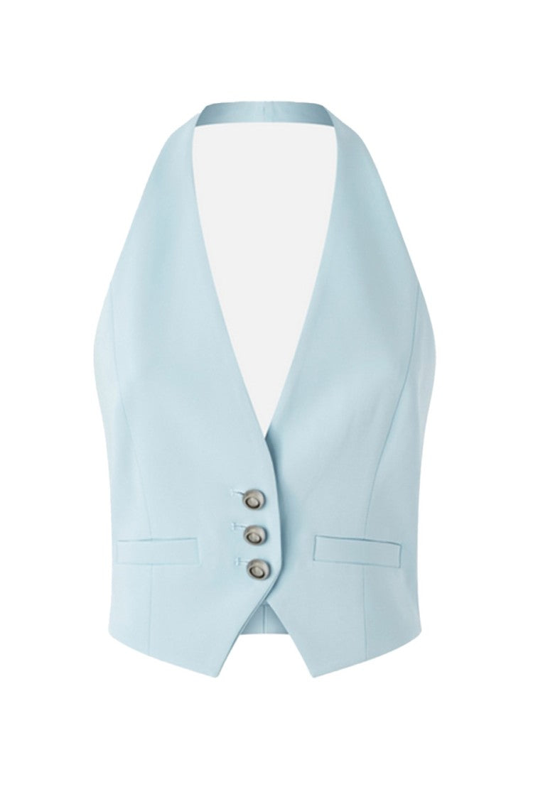 Pinko Tailored Halter Neck Coat