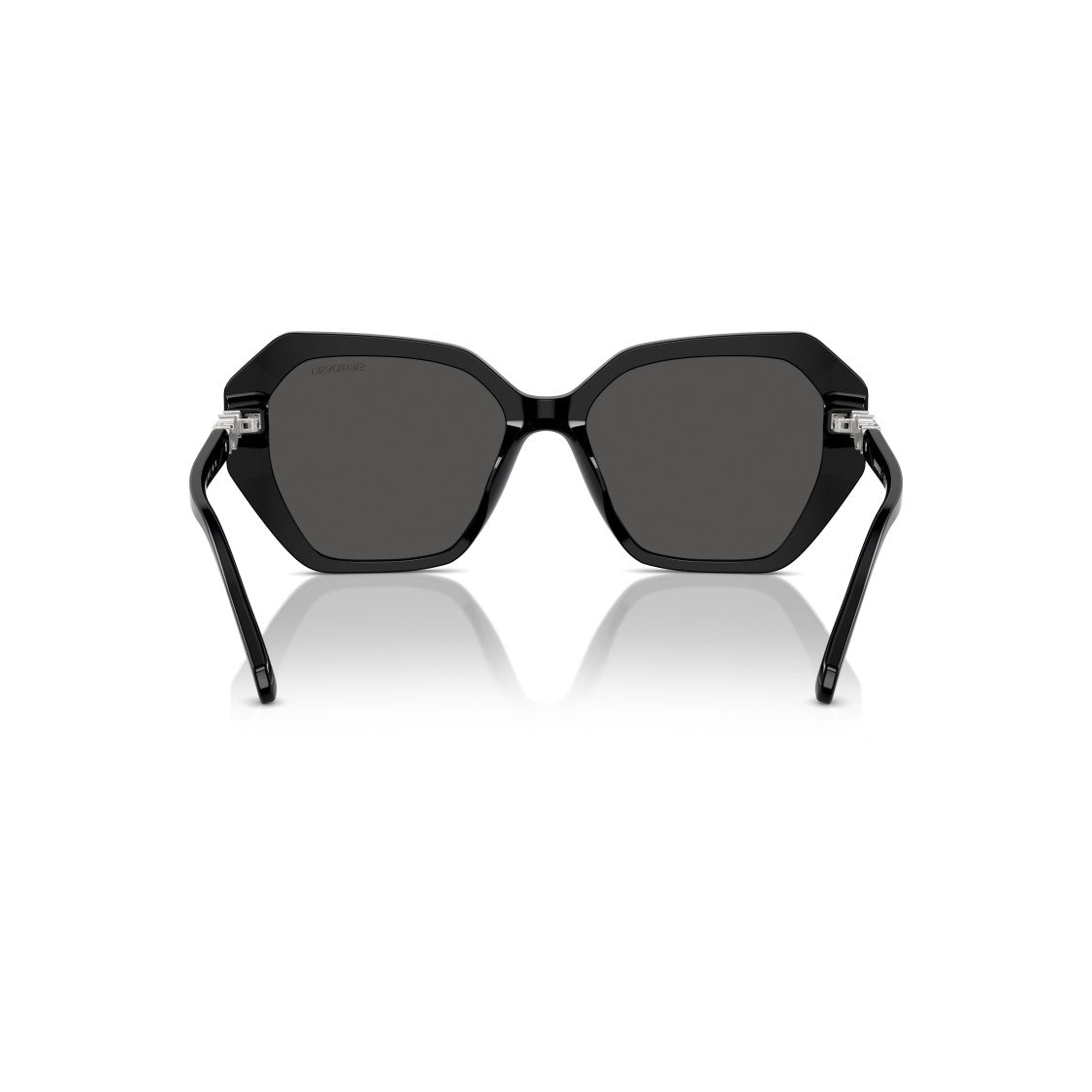 Swarovski 0Sk6017 Oversized Geometric Sunglasses With Crystal Accents