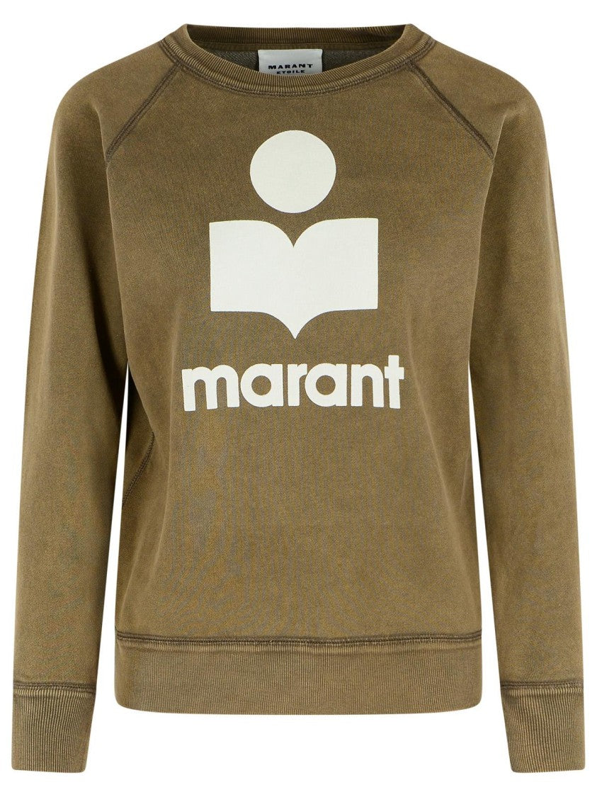 Isabel Marant Étoile Brown Cotton Blend Sweatshirt