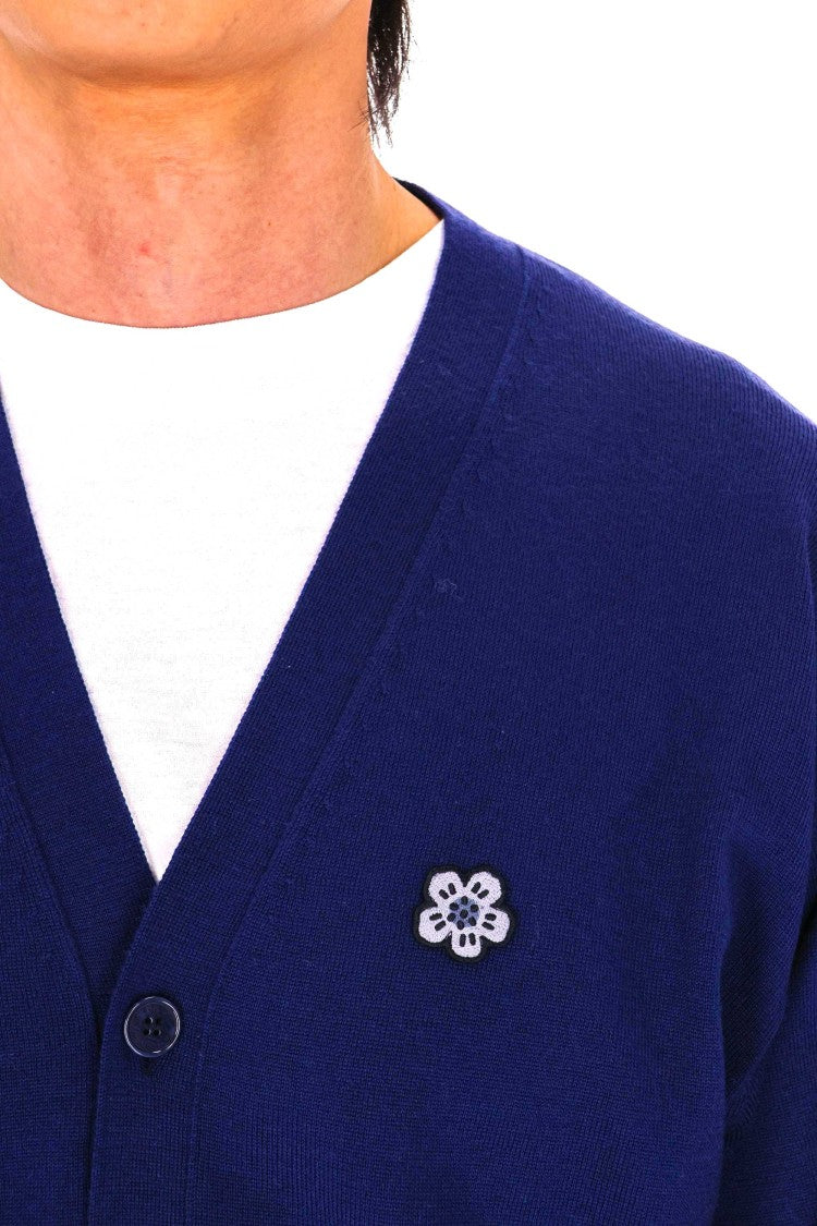 Kenzo Boke Flower Fine Merino Cardigan