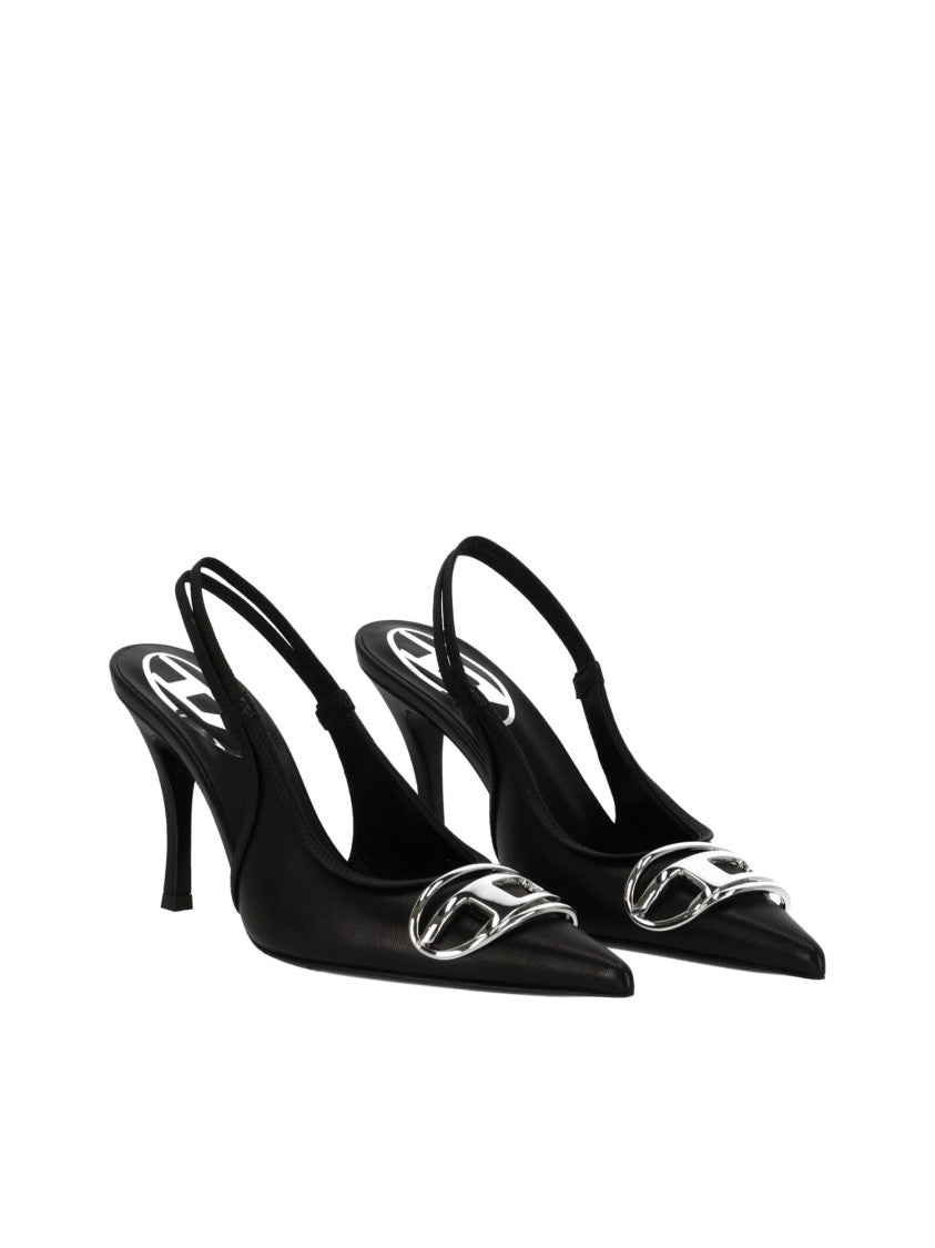 Diesel Venus D-Venus Metallic Slingback Pumps