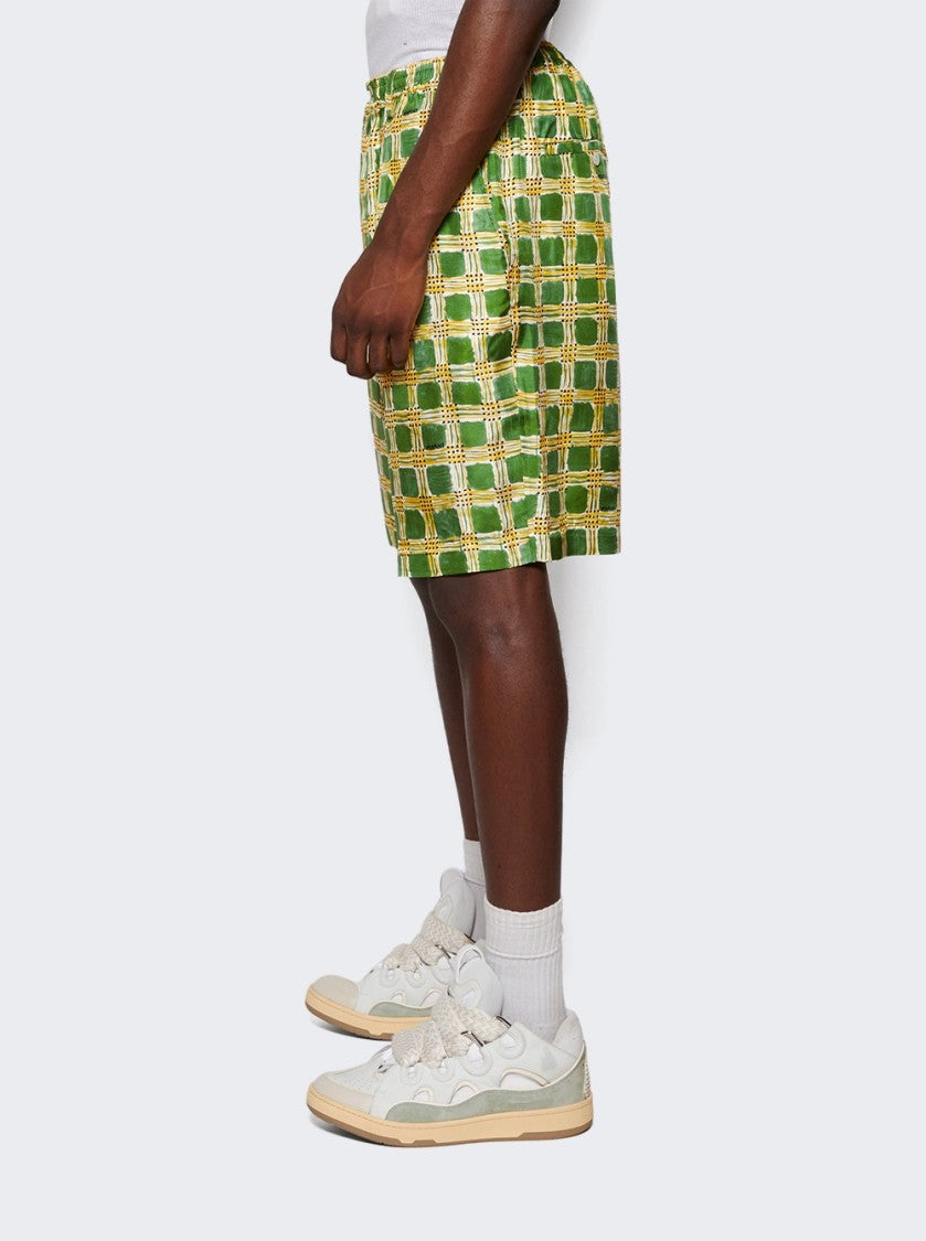 Marni Silk Twill Shorts