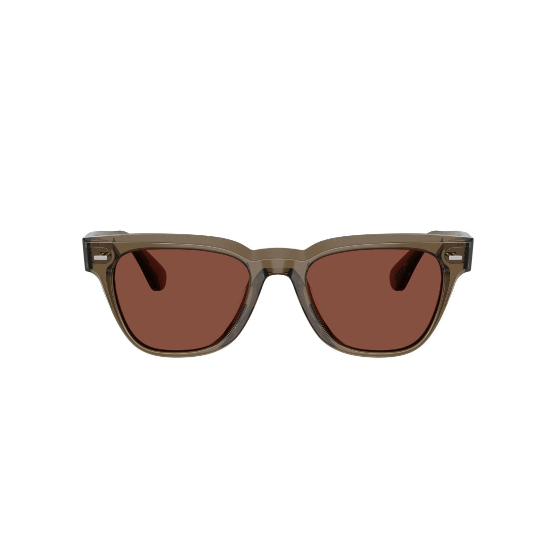 Oliver Peoples 0Ov5601su Translucent Brown Acetate Sunglasses With Textured Arms