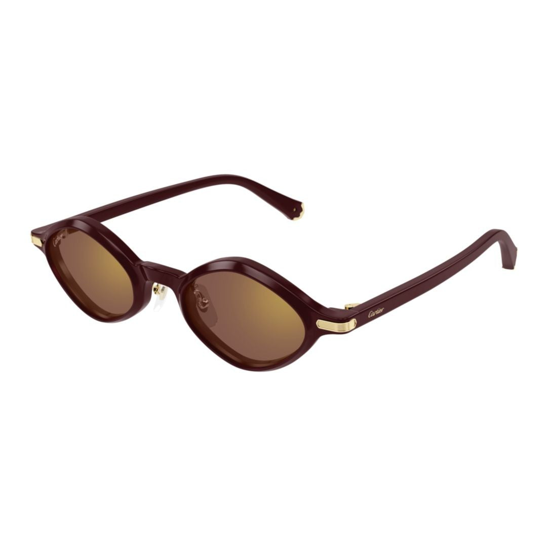 Cartier Oval Frame Sunglasses In Recycled Acetate