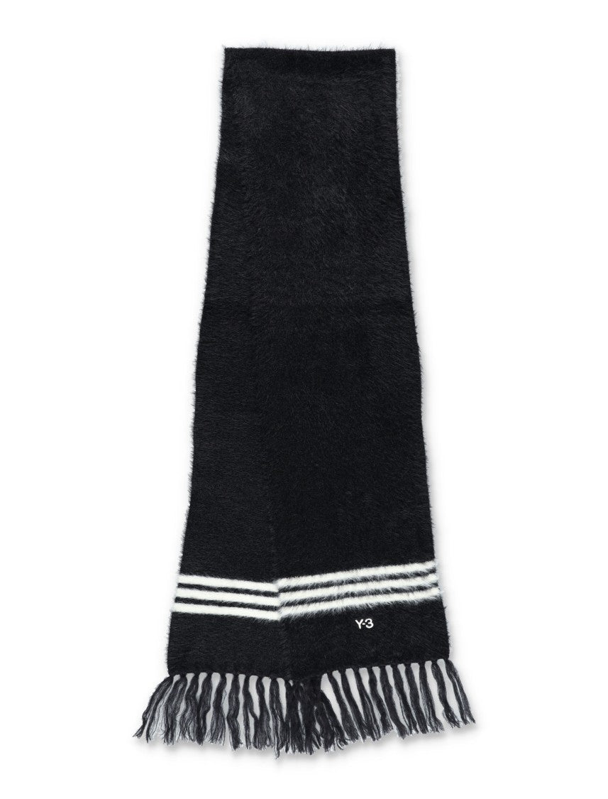 Y-3 Fringed Alpaca Scarf