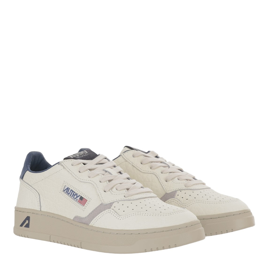 Autry Medalist Low Sneakers With Suede Inserts