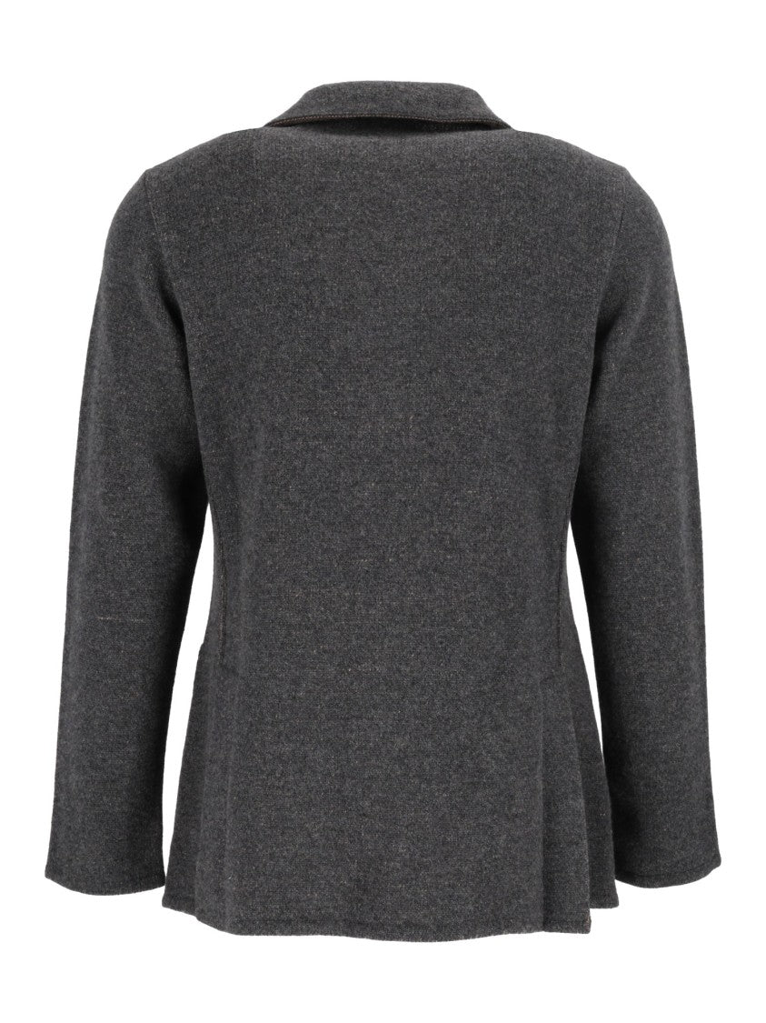Lardini Tailored Virgin Wool Cashmere Jacket
