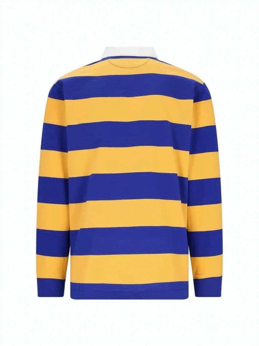 Polo Ralph Lauren Long-Sleeve Rugby Shirt With Bold Horizontal Stripes