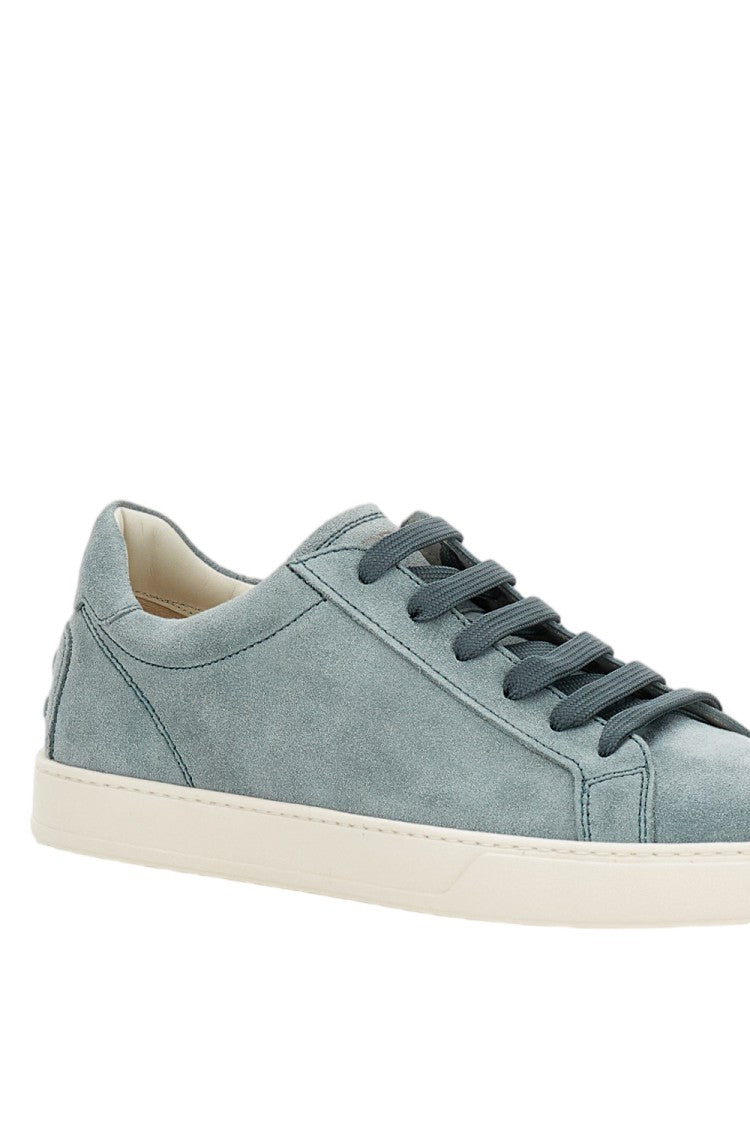 Tod's Suede Low-Top Sneakers With Minimalist Design And Textured Details