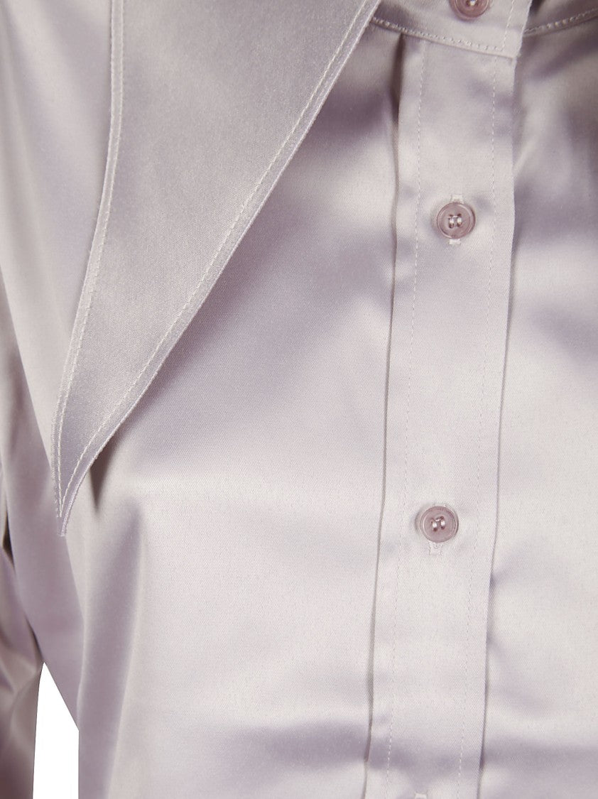 16Arlington Satin Maxi Collar Shirt