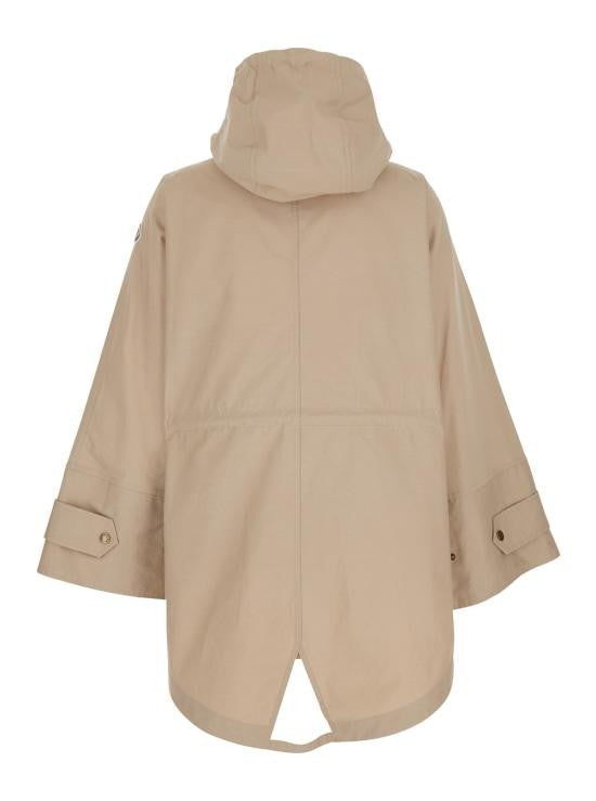 Moncler Loose-Fitting Boxy Jacket With Adjustable Hood And Functional Pockets