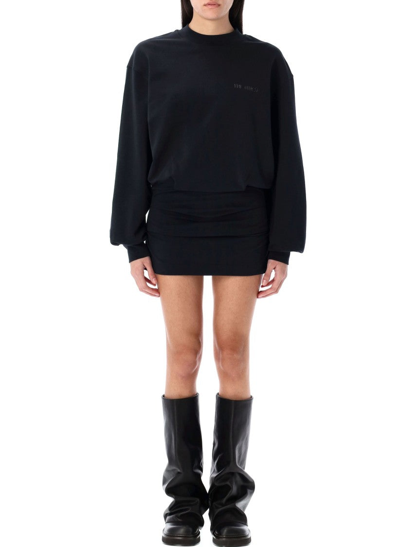 The Attico Fleece Mini Dress