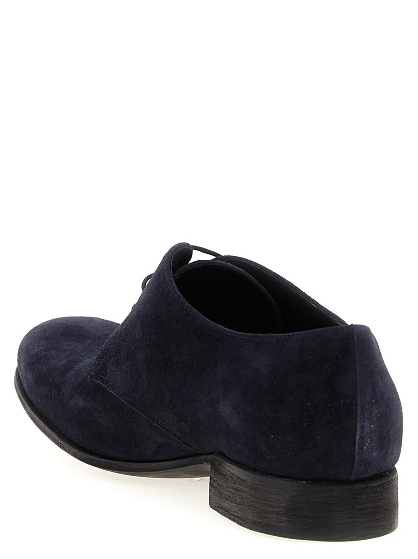 Julian Rounded Toe Suede Lace Up Shoes