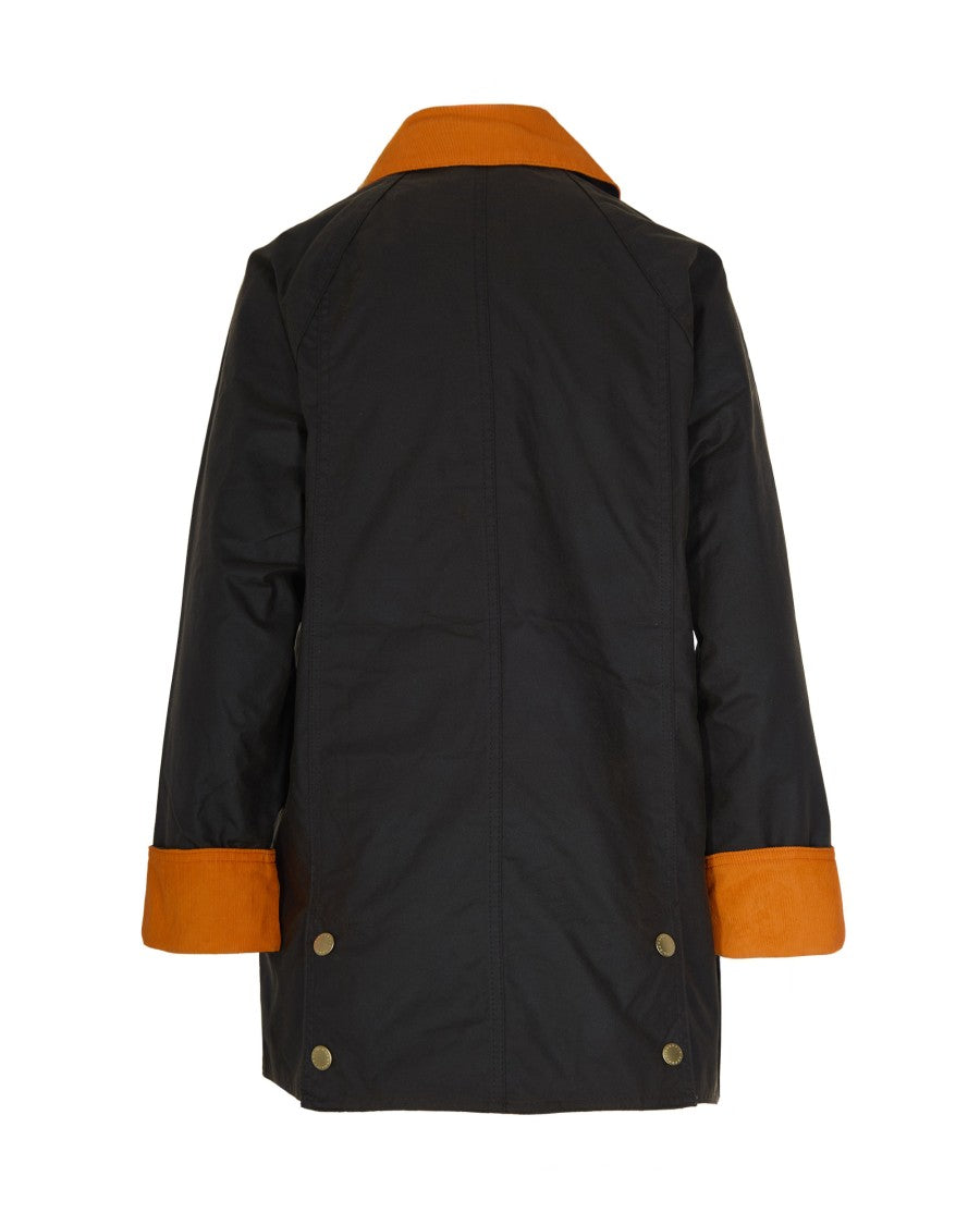 Barbour Olive/Ancient Icons Modern Beadnell Wax Jacket