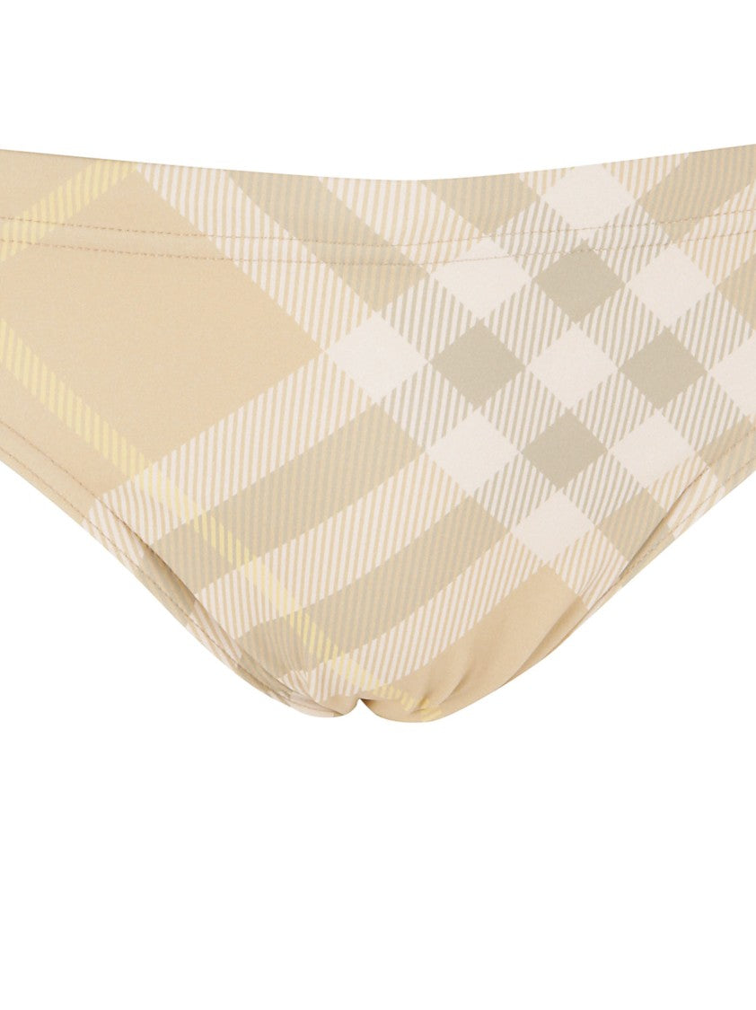 Burberry Classic Checkpattern Swimwear With Low-Rise Cut
