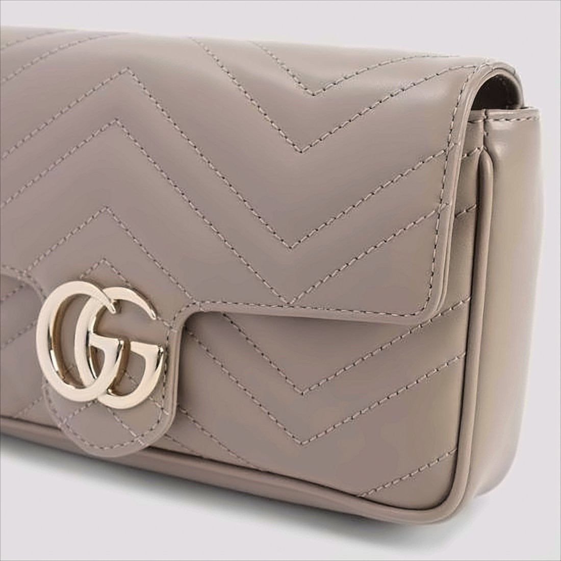 Gucci Chevron Quilted Leather Crossbody Bag