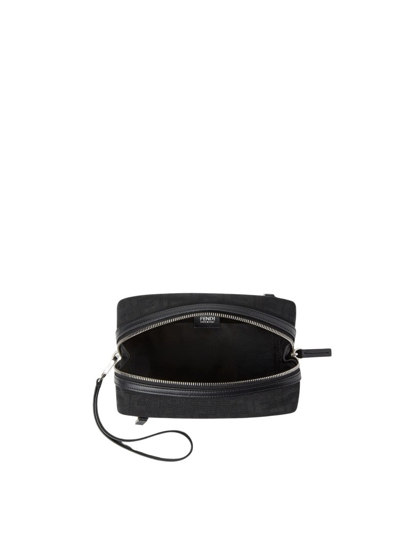 Fendi Beauty Small Ff Embossed Monogram Wristlet
