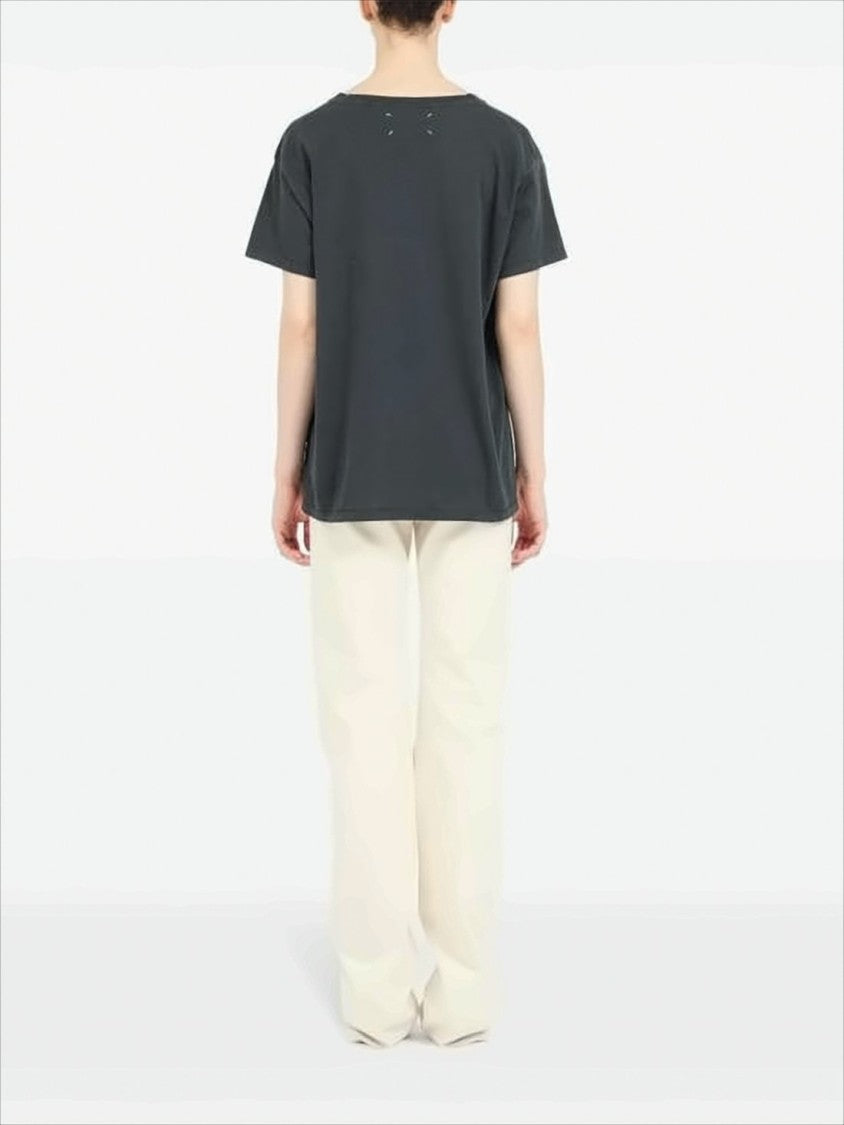 Maison Margiela Relaxed-Fit Cotton T-Shirt With Graphic Art